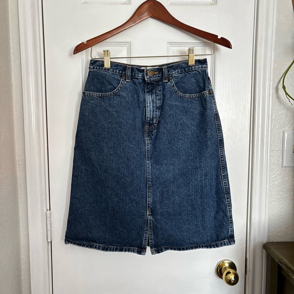 Vintage Denim Blue Skirt